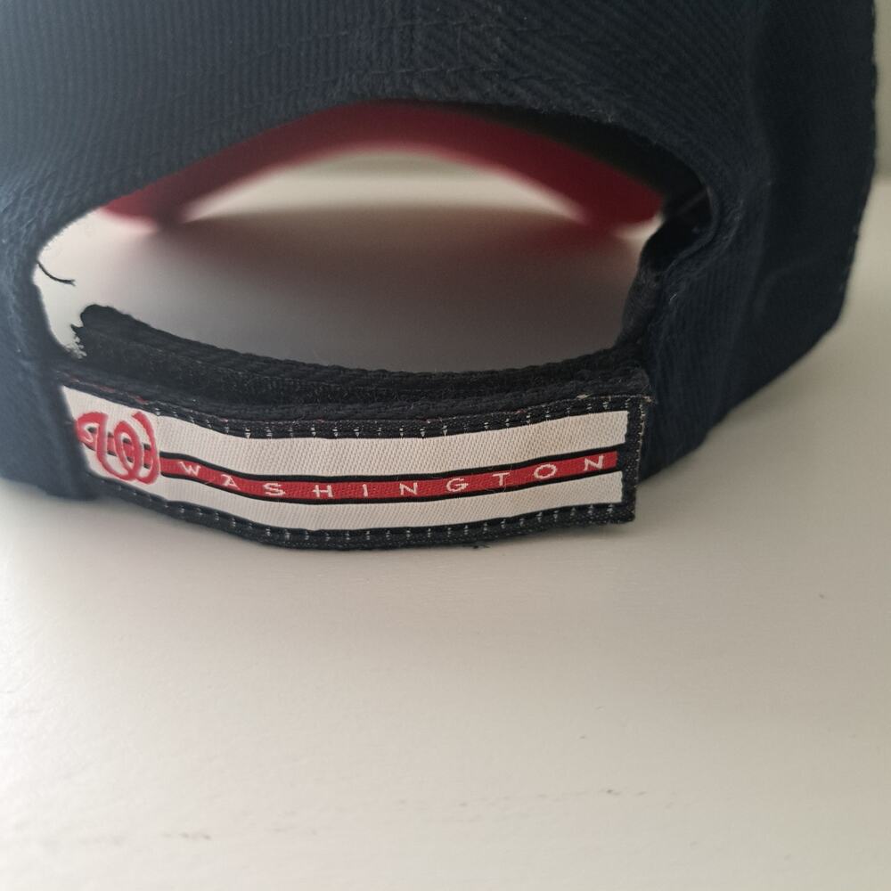 Washington Nationals MLB '47 Brand Adjustable Logo Hat Red White Blue - Picture 3 of 11